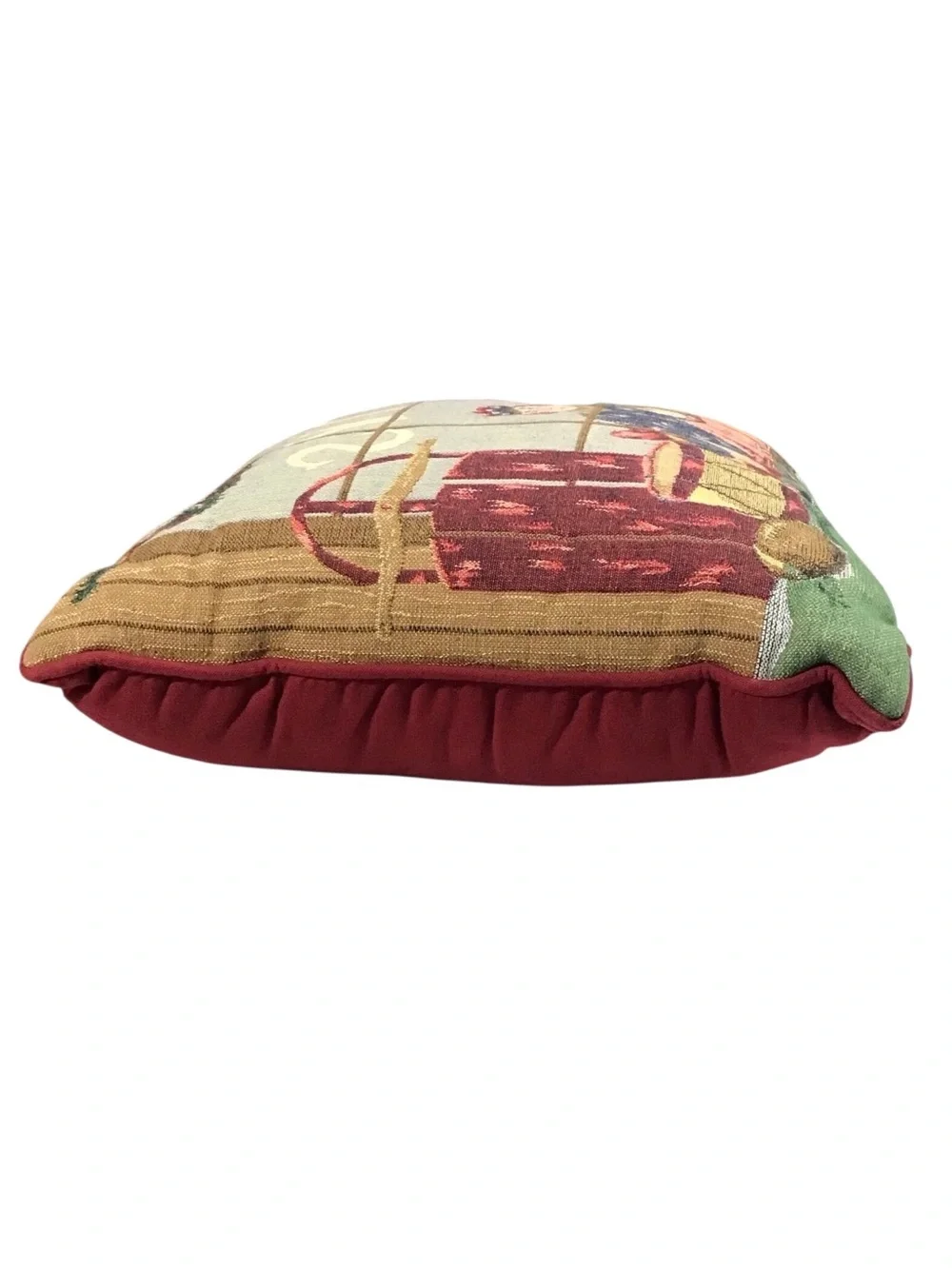 Riverdale Throw Pillow Toys Red Green Cream Christmas Holiday